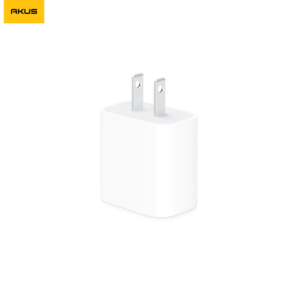 Combo sạc cáp Akus 20W màu trắng CB20W-54477