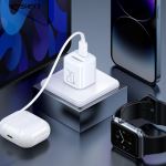 Combo Sạc Cáp Pisen Mr-White Tiny C-Lighting 20W Màu Trắng - TS-C165-54809