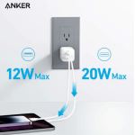Sạc Anker 323 1C1A 33W 2 Cổng (USB A+ USB C) - A2331-54851