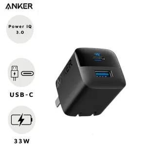 Sạc Anker 323 1C1A 33W 2 Cổng (USB A+ USB C) - A2331