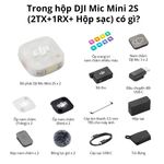 Micro thu âm DJI Mic Mini 2S (2 TX + 1 RX + Charging Case)-62369