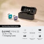 Micro thu âm DJI Mic Mini 2S (2 TX + 1 RX + Charging Case)-62360