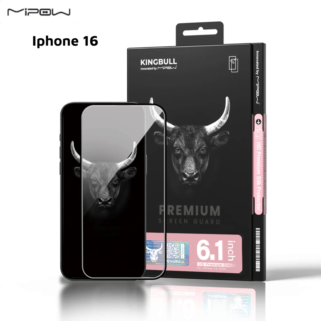 Kính Cường Lực Kingbull Mipow Iphone 16 Series-54621