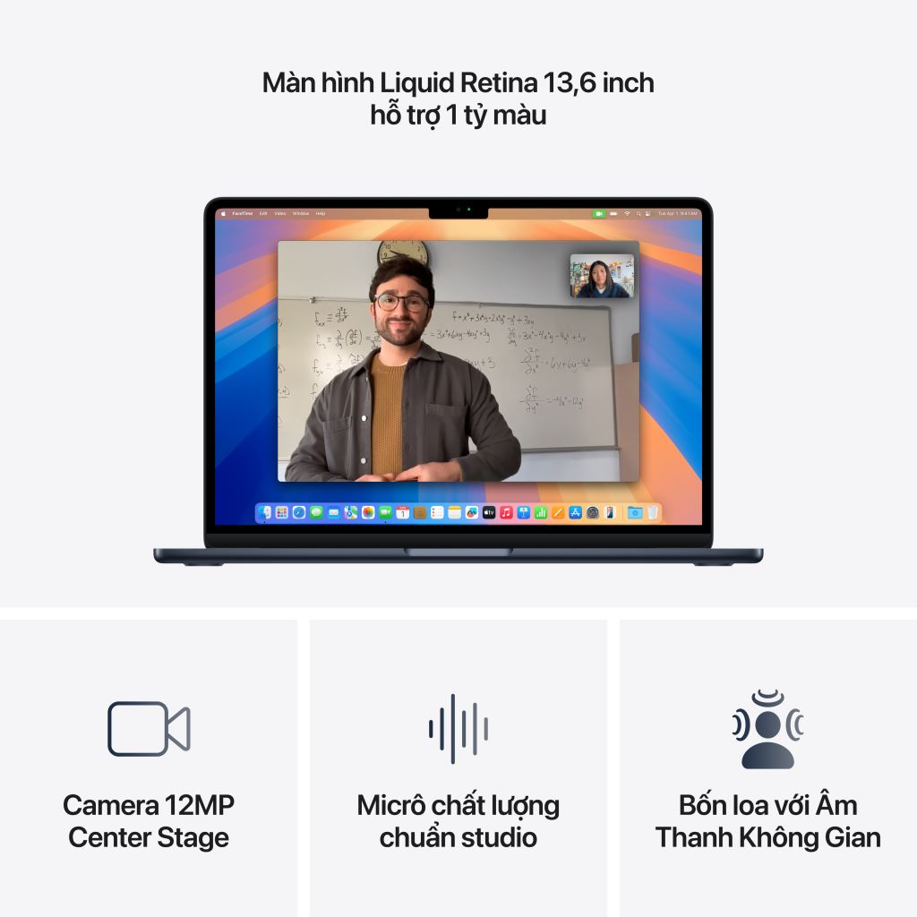 Macbook Air M4 15.3 Inches 10 CPU 10 GPU 16GB 256GB - Chính hãng-55492
