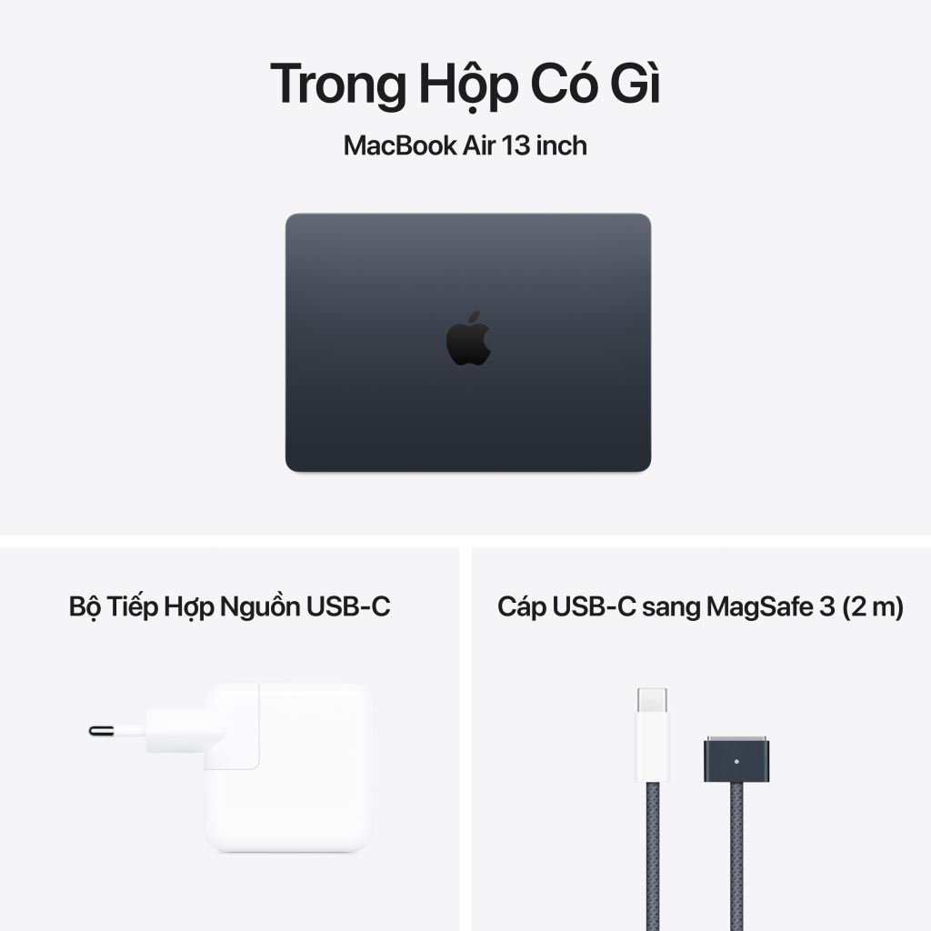 Macbook Air M4 15.3 Inches 10 CPU 10 GPU 16GB 256GB - Chính hãng-55497
