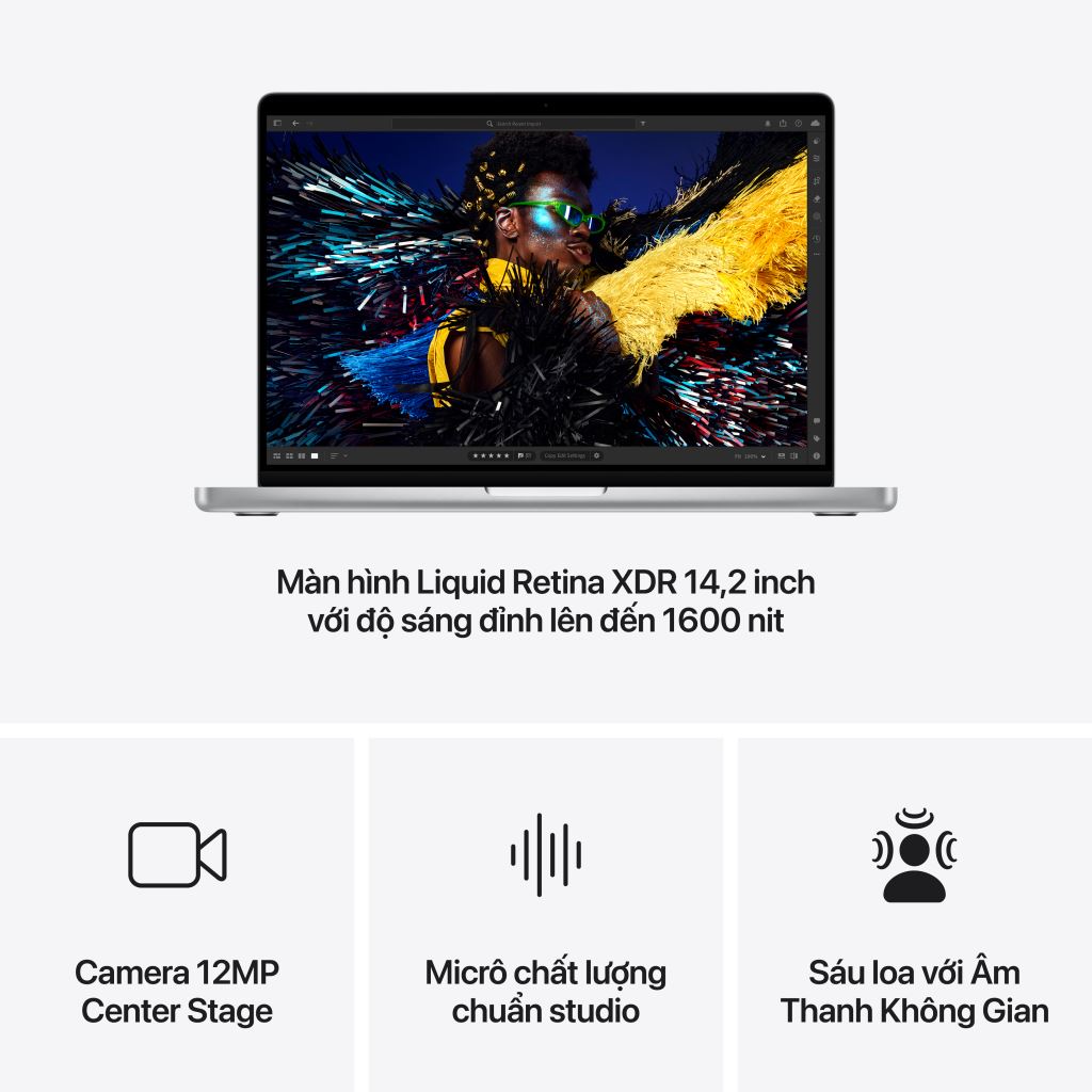 Macbook Pro 14 inch M4 10CPU 10GPU 24GB 1TGB - Chính hãng-55540