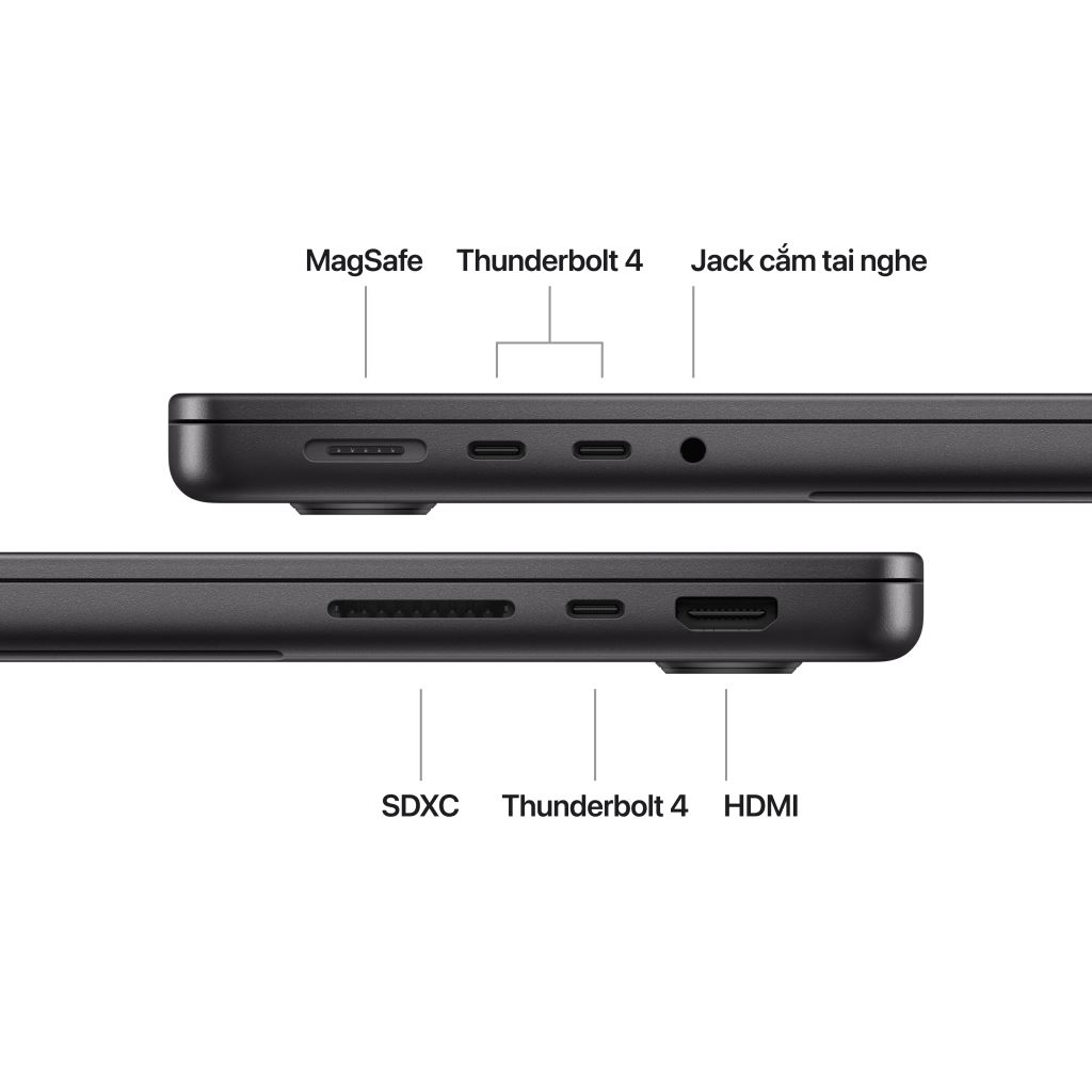 Macbook Pro 14 inch M4 Pro 14CPU 20GPU 24GB 1TB - 1 đổi 1 12 tháng-55532