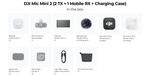 Micro thu âm DJI Mic Mini 2 (2 TX + 1 RX + Charging Case)-62475