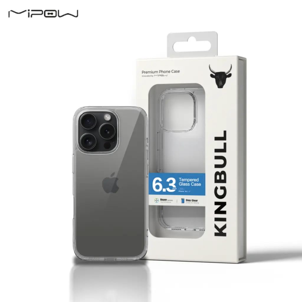 Ốp Kingbull Mipow Cao Cấp Trong Suốt Iphone 16 Series-54739