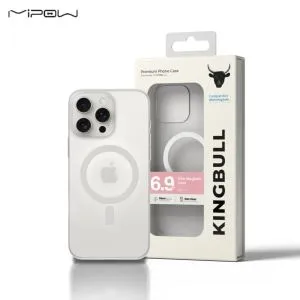 Ốp Kingbull Mipow MagSafe Trong Suốt Iphone 16 Pro Max - SM16D-WT