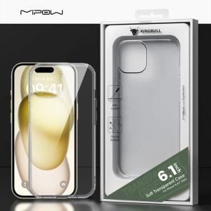 Ốp Kingbull Mipow Trong Suốt Iphone 15 - ST15A-CR