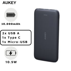 Pin sạc dự phòng Aukey Basix Slim PB N99 10000mAh
