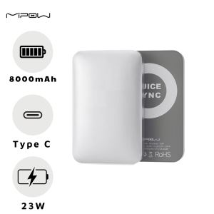 PIN DỰ PHÒNG MAGSAFE 15W MIPOW POWER CUBE 8000 MAH