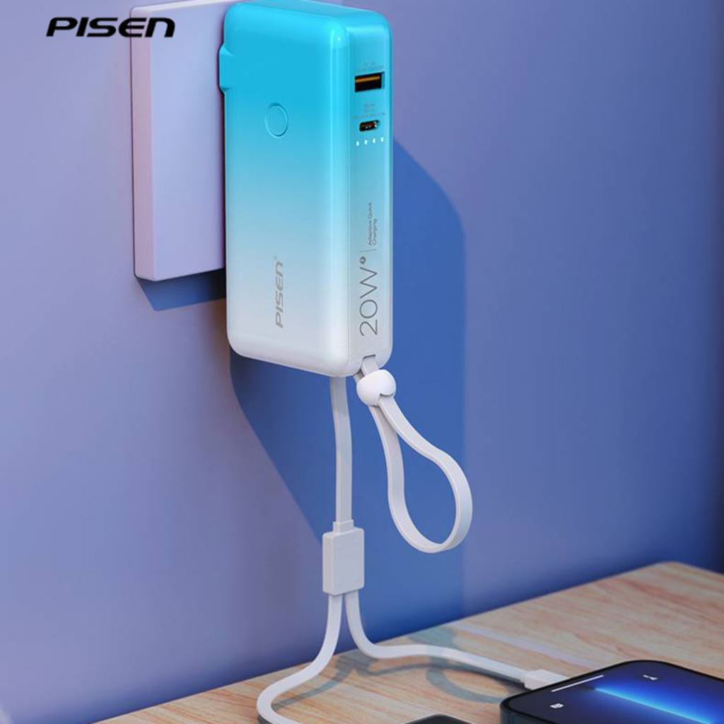 Pin Dự Phòng Pisen Quick High Power Box 10.000 mAh 20W DY123-54918