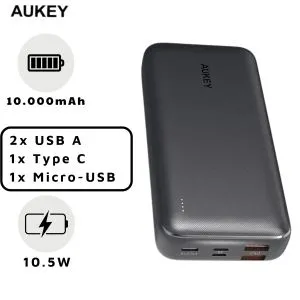 Pin sạc dự phòng Aukey 20.000mAh PB-N74S
