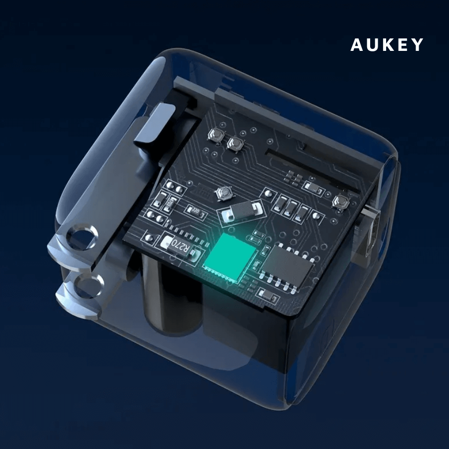 Sạc Aukey Omnia II Mini 30W USB-C Chân Gập Màu Đen - PA-B1L-54760