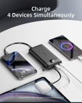 Sạc dự phòng Innostyle MultiCharge Go 10000 mAh kèm 3 cáp - IP20MCBLK-60813