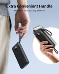 Sạc dự phòng Innostyle MultiCharge Go 10000 mAh kèm 3 cáp - IP20MCBLK-60816