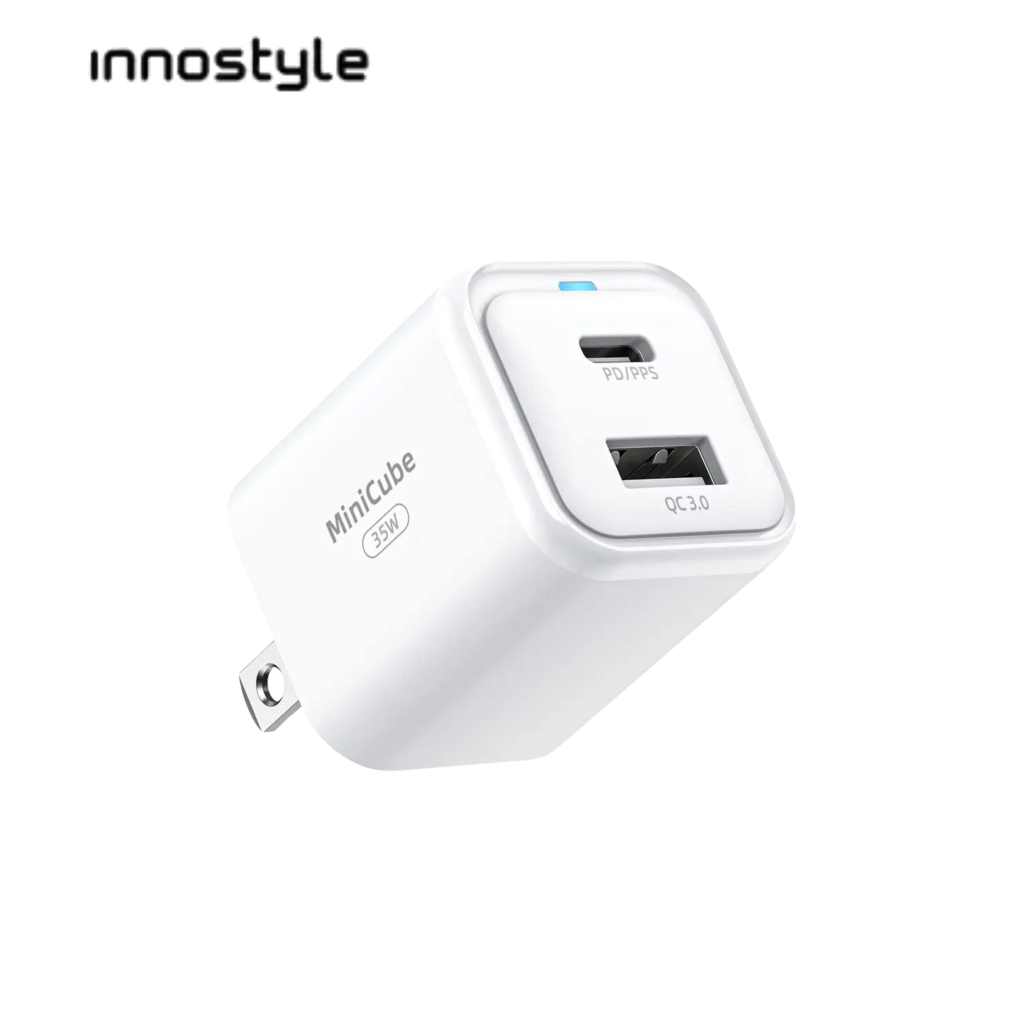Sạc Innostyle MiniCube 35W 2 Cổng (USB A+USB C) Màu Trắng - IC35CAWHT-54505