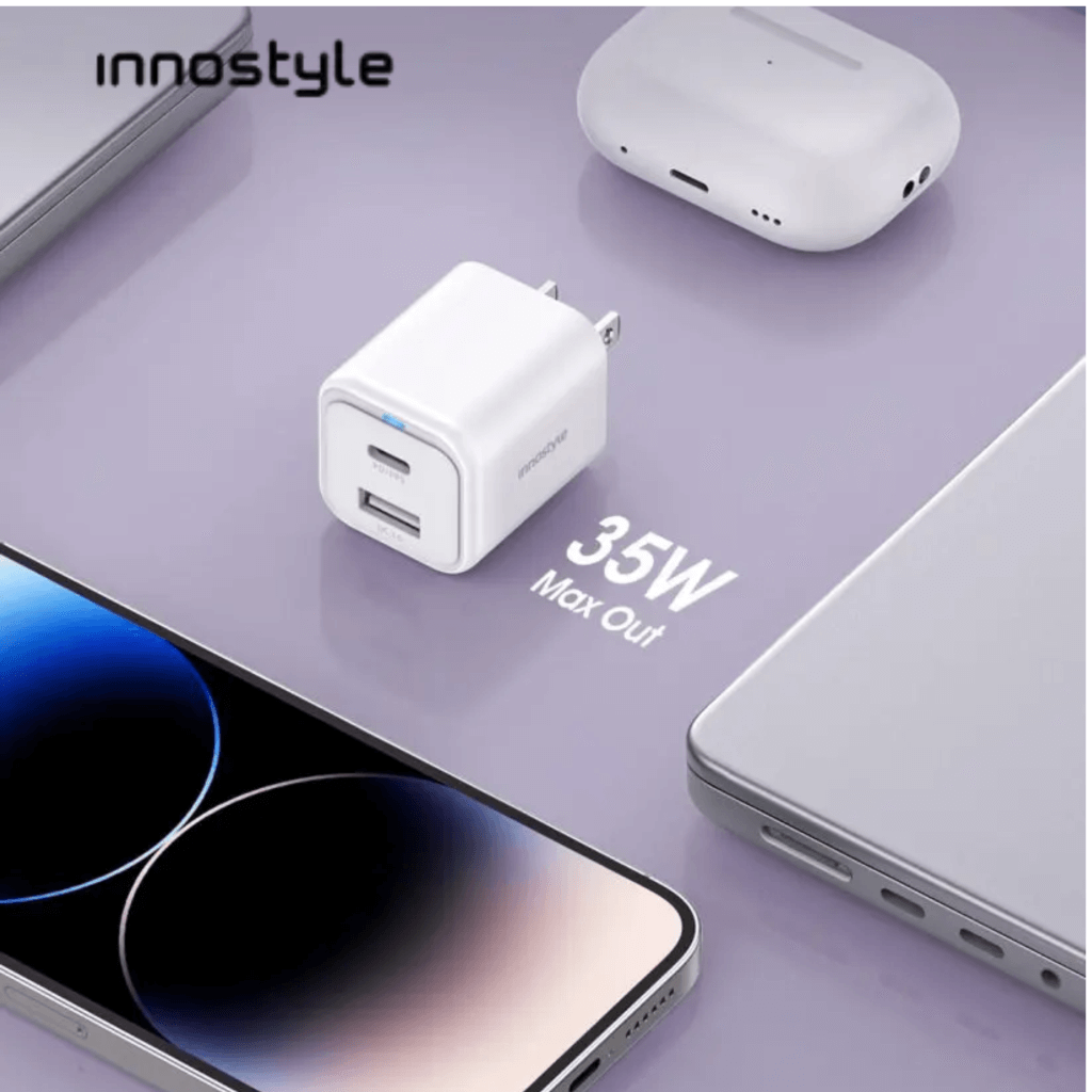 Sạc Innostyle MiniCube 35W 2 Cổng (USB A+USB C) Màu Trắng - IC35CAWHT-54506