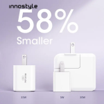 Sạc Innostyle MiniCube 35W 2 Cổng (USB A+USB C) Màu Trắng - IC35CAWHT-54508