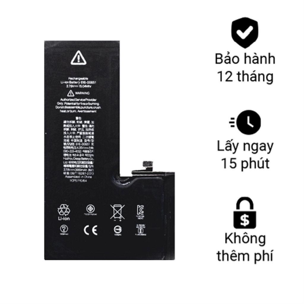 Thay pin iPhone 12 Pro Chính hãng - Sửa chữa uy tín, lấy ngay sau 15 phút