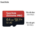 Thẻ nhớ SanDisk 64GB Extreme Pro -61502
