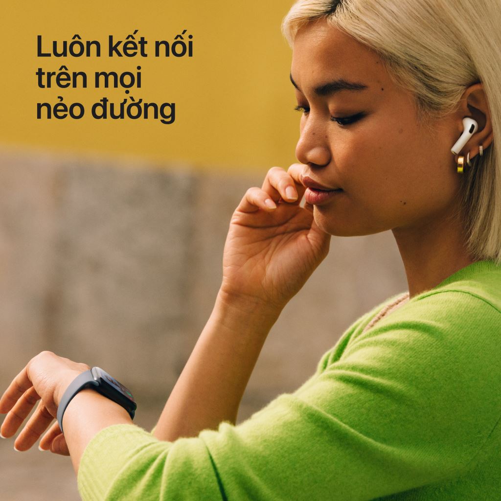 Apple Watch SE 3 5G 44mm Viền nhôm dây cao su - bảo hành 1 đổi 1 12 tháng-57020