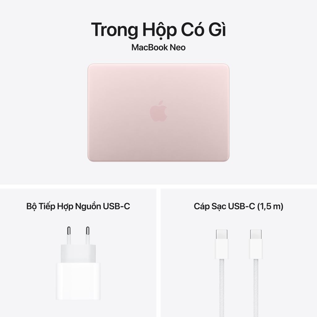 MacBook Neo 13 inch A18 Pro 6CPU 5GPU 8GB 256GB - Chính hãng-59672