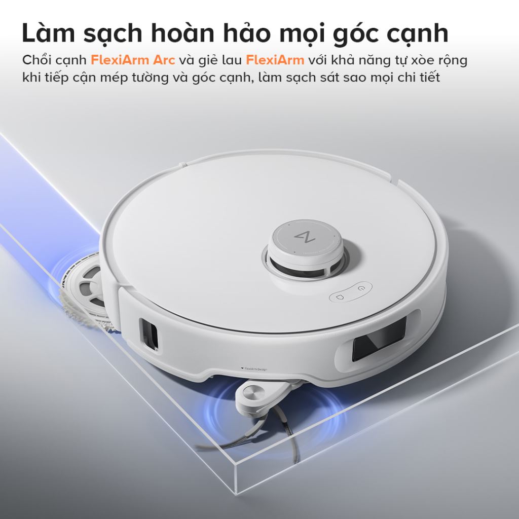 Robot hút bụi Roborock Qrevo EDGE 5V1 | Thông minh, Hút mạnh, Lau sạch -60383