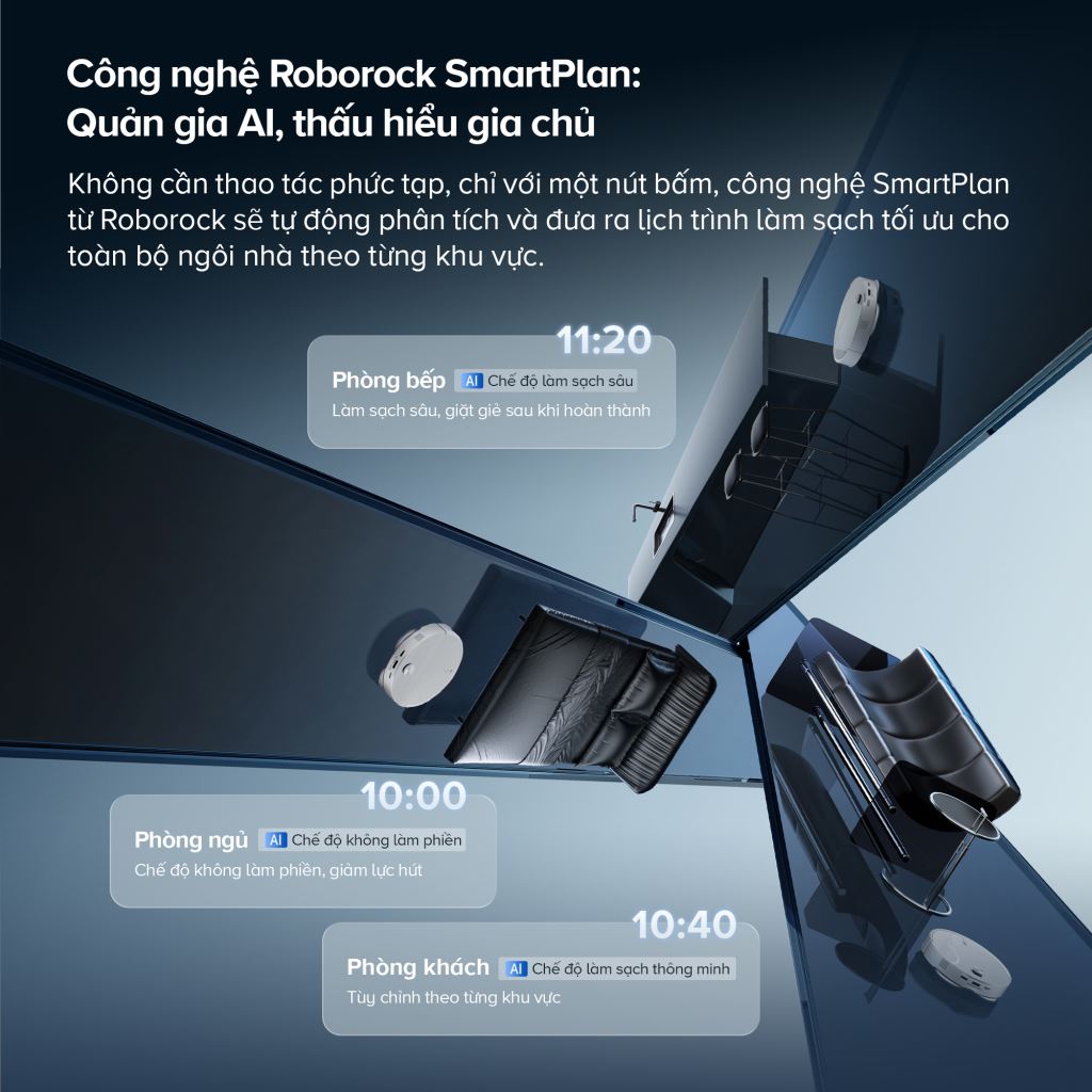 Robot hút bụi Roborock Qrevo Edge 2 | Tự động, Sạch sâu, Êm ái -60436