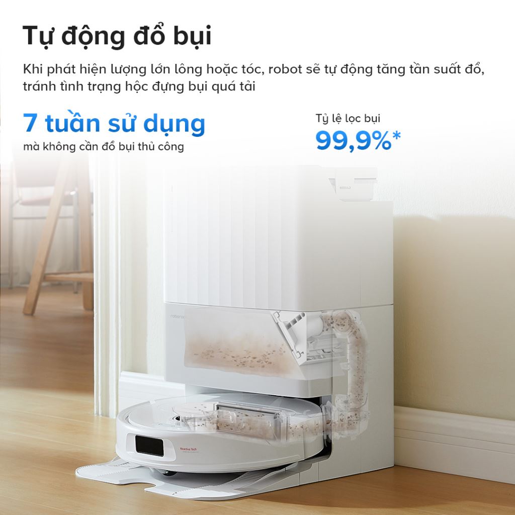Robot hút bụi Roborock Qrevo 5AE chính hãng | Bảo hành 24 tháng-60447