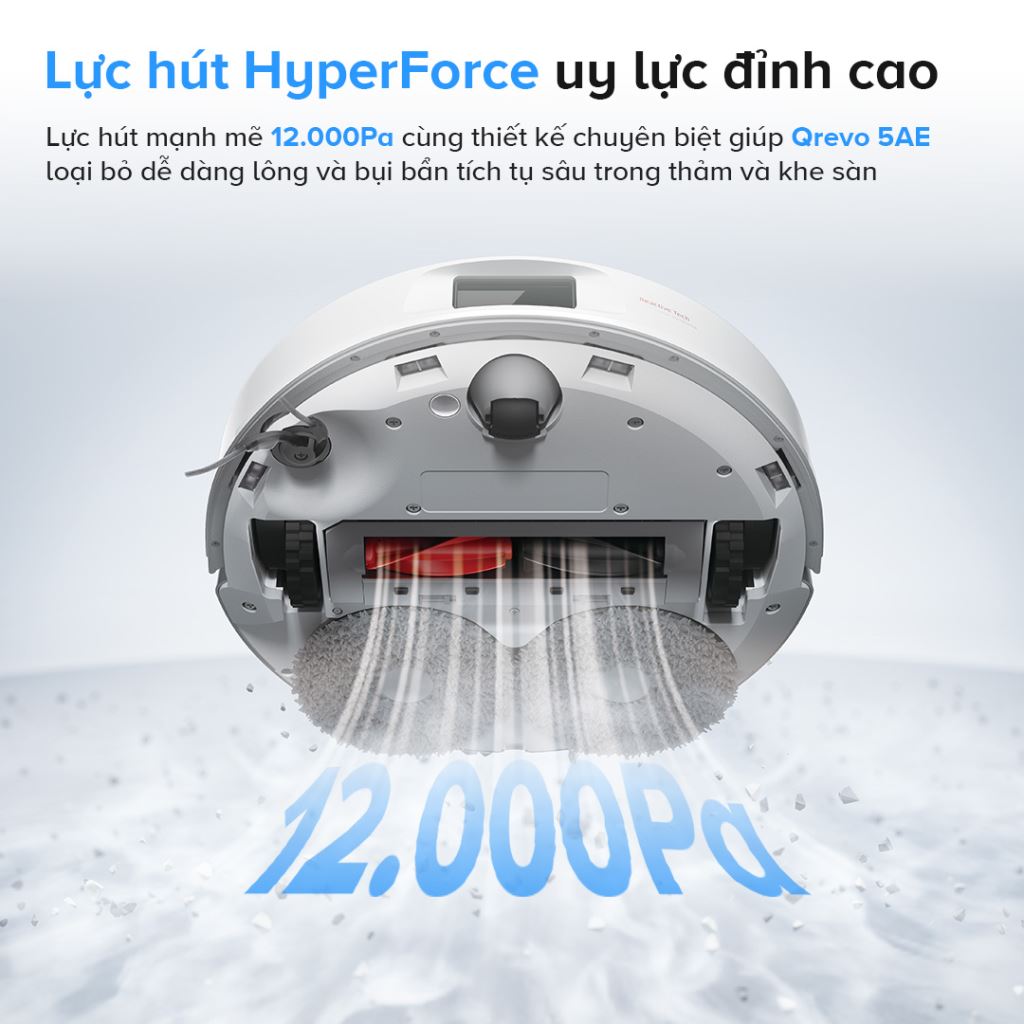 Robot hút bụi Roborock Qrevo 5AE chính hãng | Bảo hành 24 tháng-60450