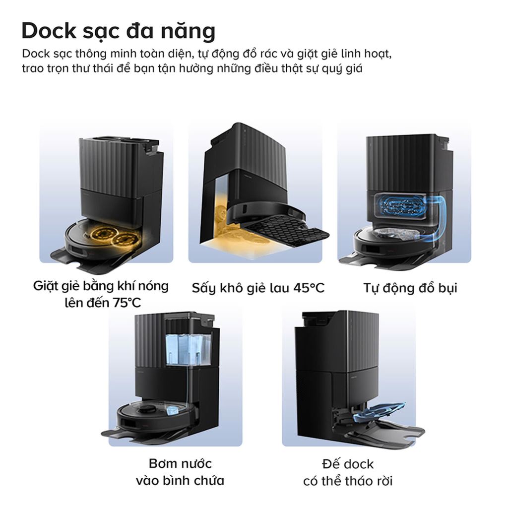 Robot hút bụi Roborock S Pro | Lau hút toàn diện-60463