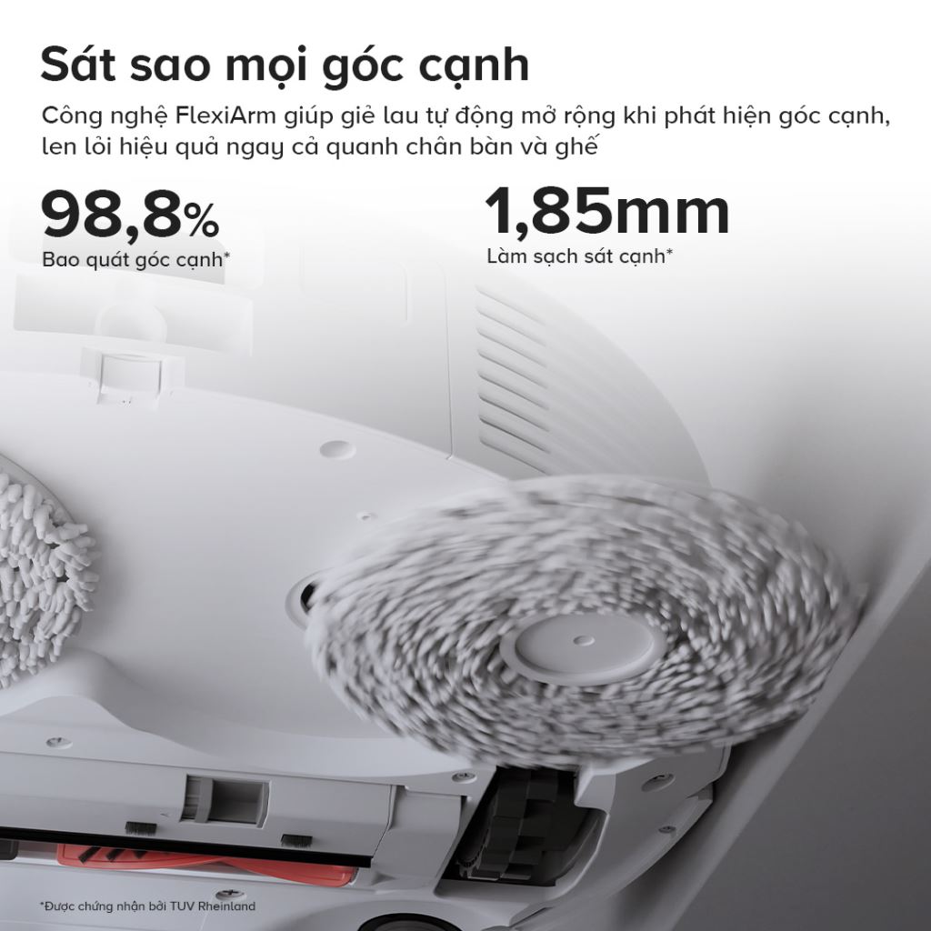 Robot hút bụi Roborock Qrevo C Pro | Hút khỏe, Sạch nhanh, Bền bỉ-60508