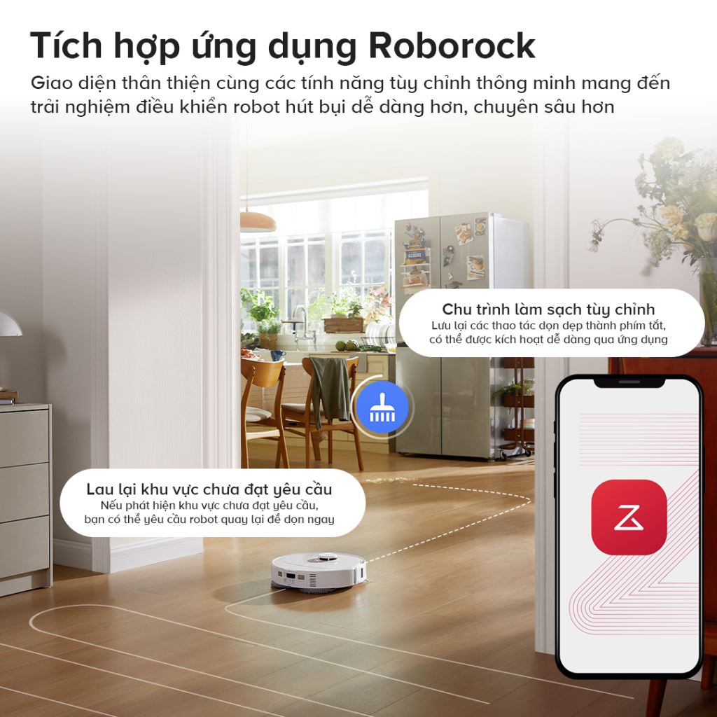 Robot hút bụi Roborock Qrevo C Pro | Hút khỏe, Sạch nhanh, Bền bỉ-60514