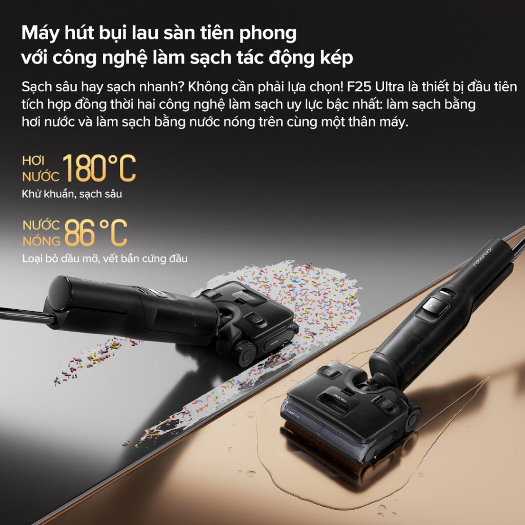 Máy hút bụi lau nhà Roborock F25 Ultra chính hãng, bảo hành 24 tháng-60631