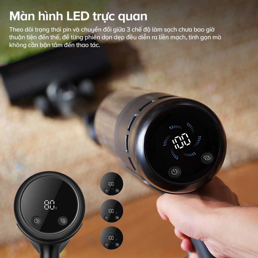 Máy hút bụi lau nhà Roborock H60 Ultra | Hút mạnh, Làm sạch, Pin bền-60661