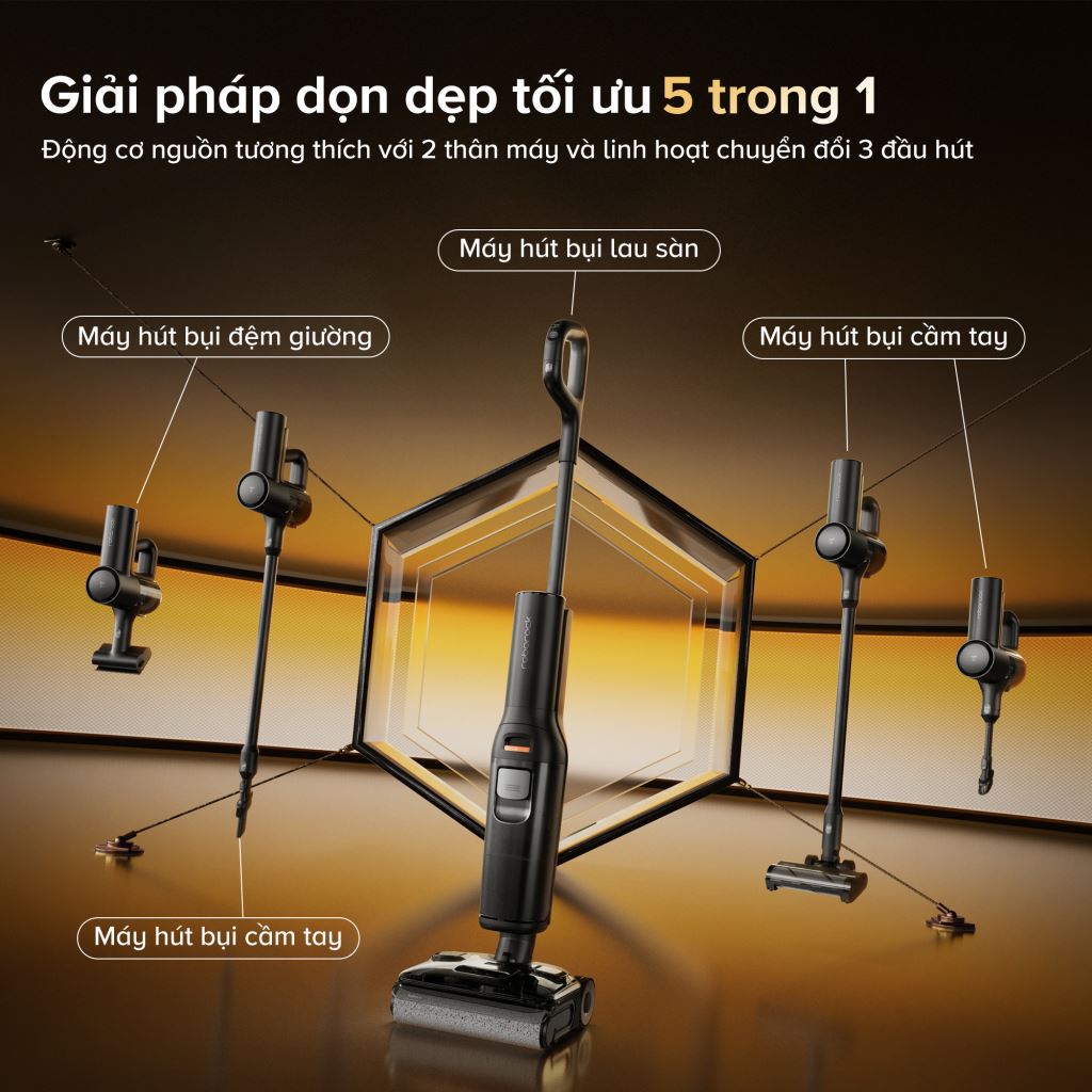 Máy hút bụi Roborock F25 ACE Combo | Hút mạnh, Sạch sâu, Xoay linh hoạt-60714