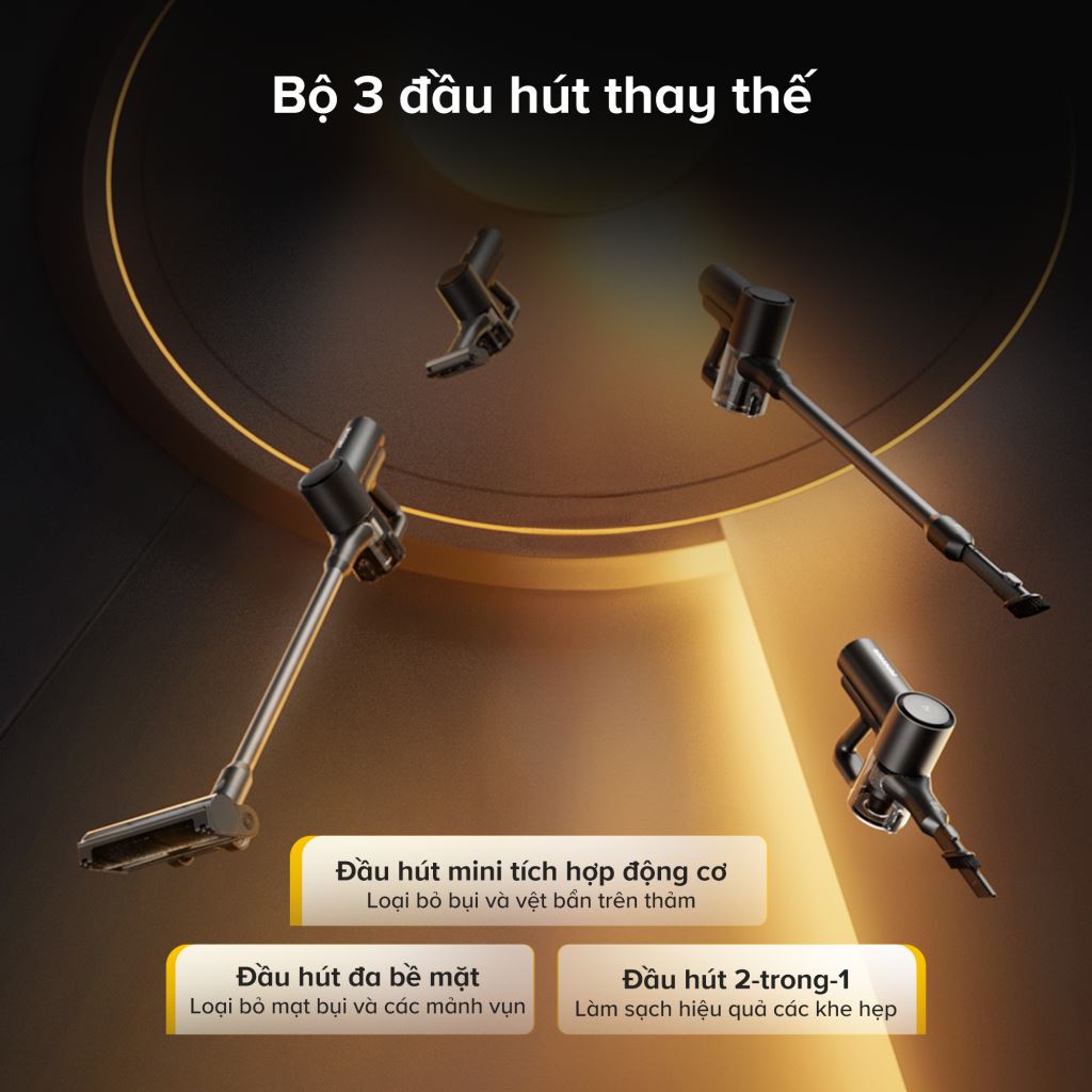 Máy hút bụi Roborock F25 ACE Combo | Hút mạnh, Sạch sâu, Xoay linh hoạt-60716