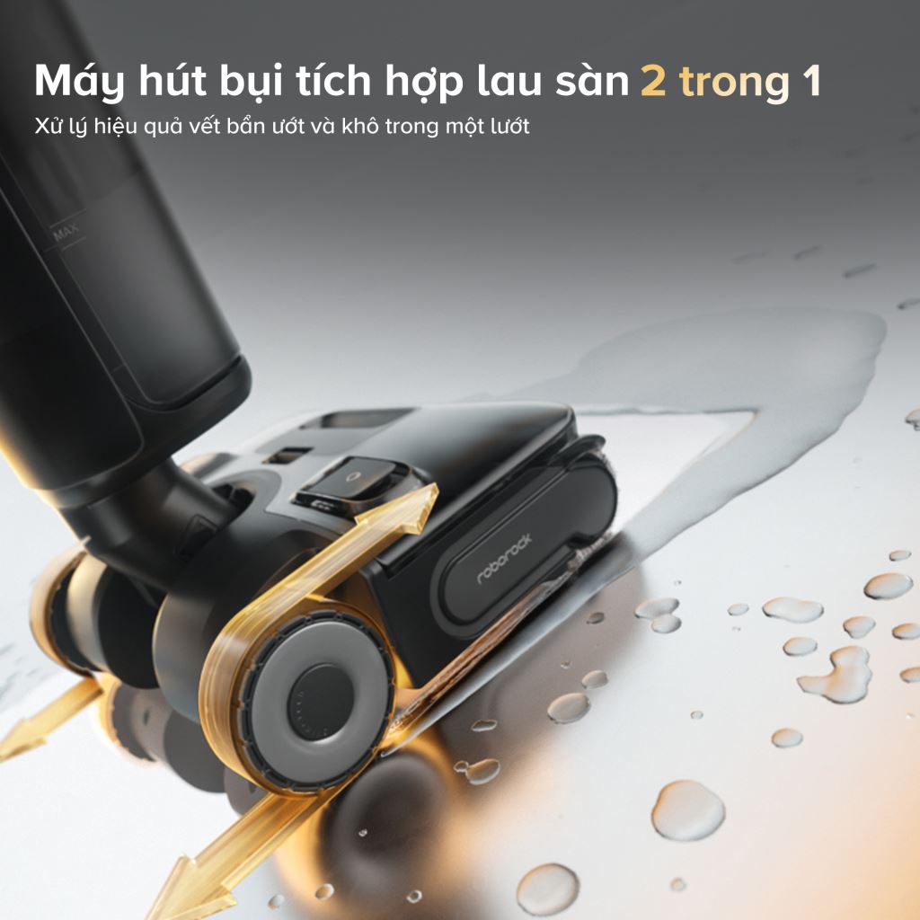 Máy hút bụi Roborock F25 ACE Combo | Hút mạnh, Sạch sâu, Xoay linh hoạt-60717