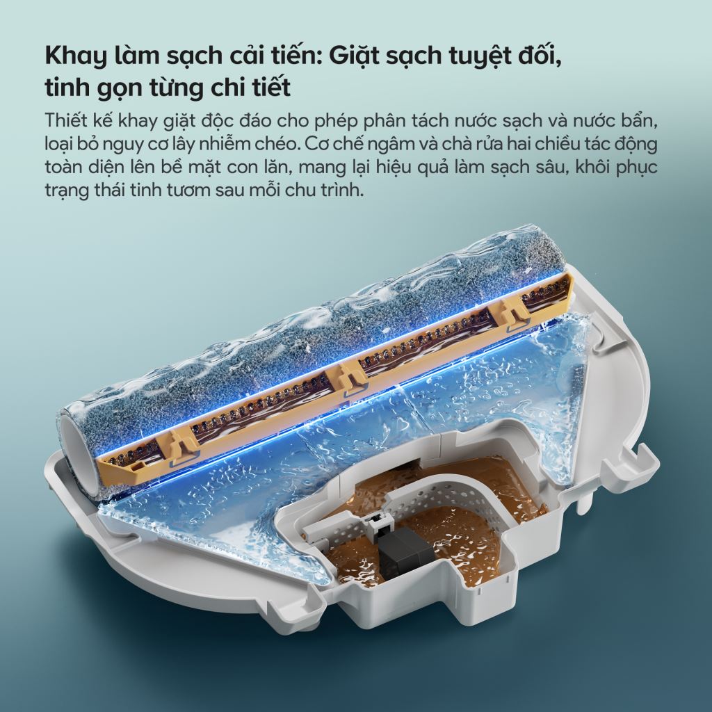 Robot hút bụi Roborock Qrevo Curv 2 Flow | Lau sát, Hút mạnh, Chống rối-60729