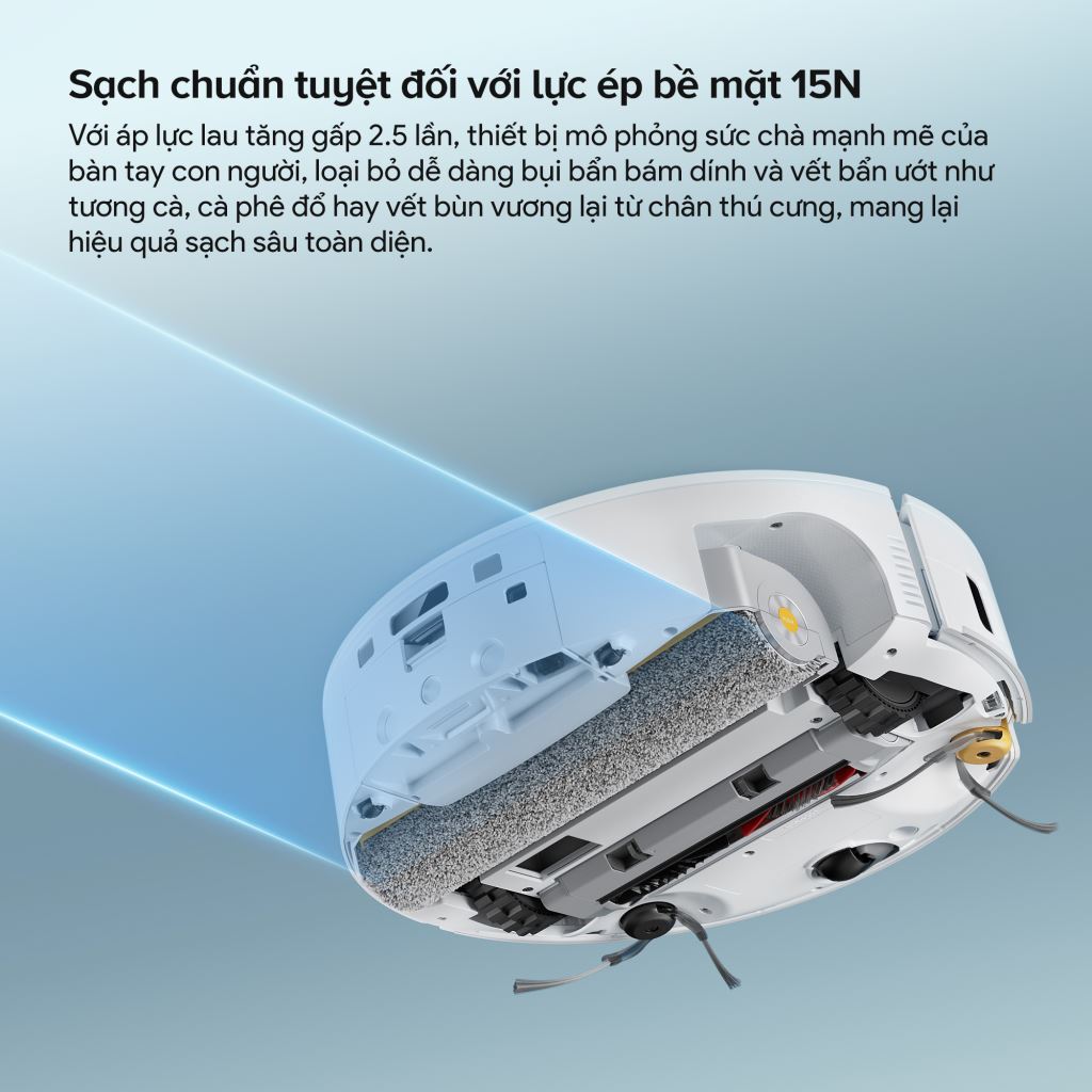 Robot hút bụi Roborock Qrevo Curv 2 Flow | Lau sát, Hút mạnh, Chống rối-60730