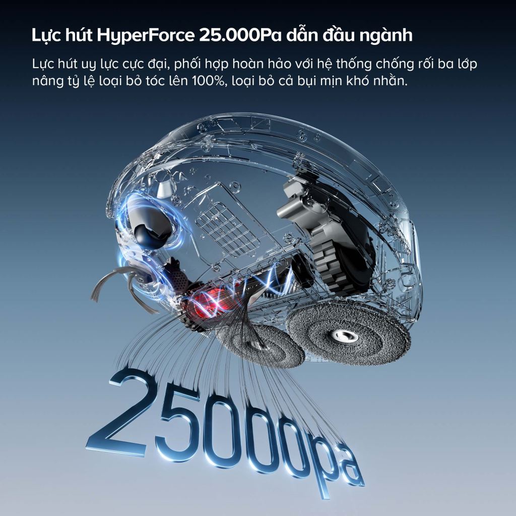 Robot hút bụi Roborock Qrevo Curv 2 Pro | Giá tốt-60750