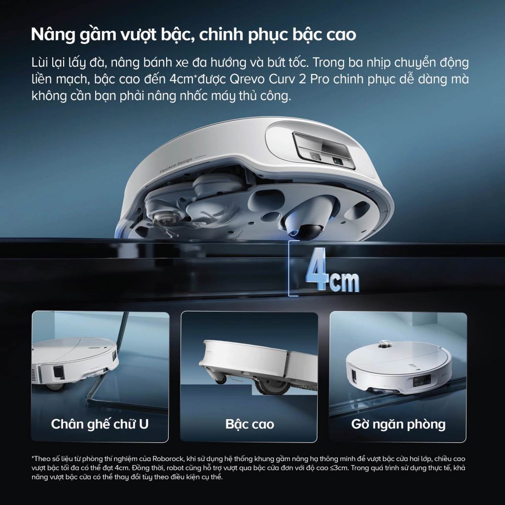 Robot hút bụi Roborock Qrevo Curv 2 Pro | Giá tốt-60754