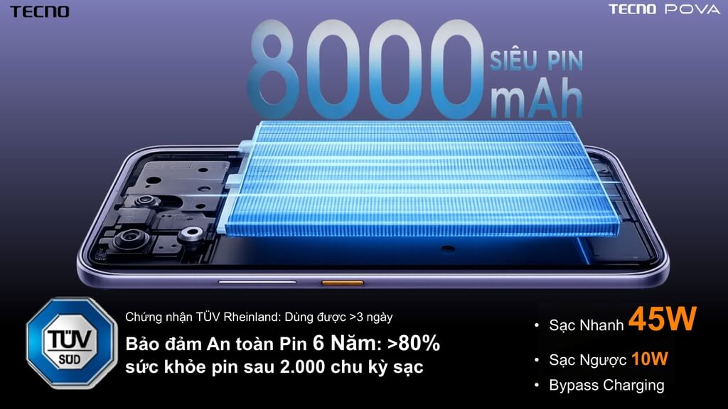 TECNO Pova Curve 2 5G 8GB 128GB - 1 Đổi 1 12 Tháng-61206