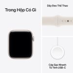 Apple Watch SE 3 5G 44mm Viền nhôm dây cao su - bảo hành 1 đổi 1 12 tháng-57024