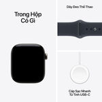 Apple Watch Series 12 5G 46mm Viền Titan Dây Cao Su - 1 đổi 1 12 tháng-62650
